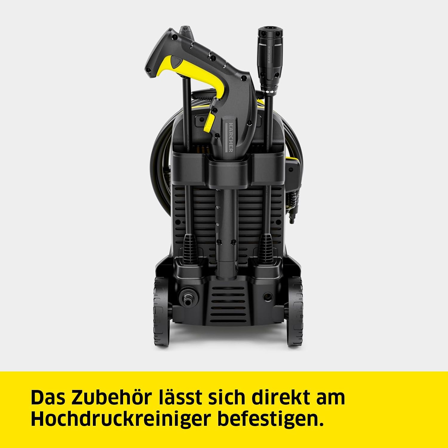 Krcher Hochdruckreiniger K 4 Classic, Druck: max. 130 bar, Frdermenge: 420 l/h, Flchenleistung: 30 m/h, Wasserfilter, Gewicht: 4,6 kg, Hochdruckschlauch und -pistole, Dreckfrser, Strahlrohr