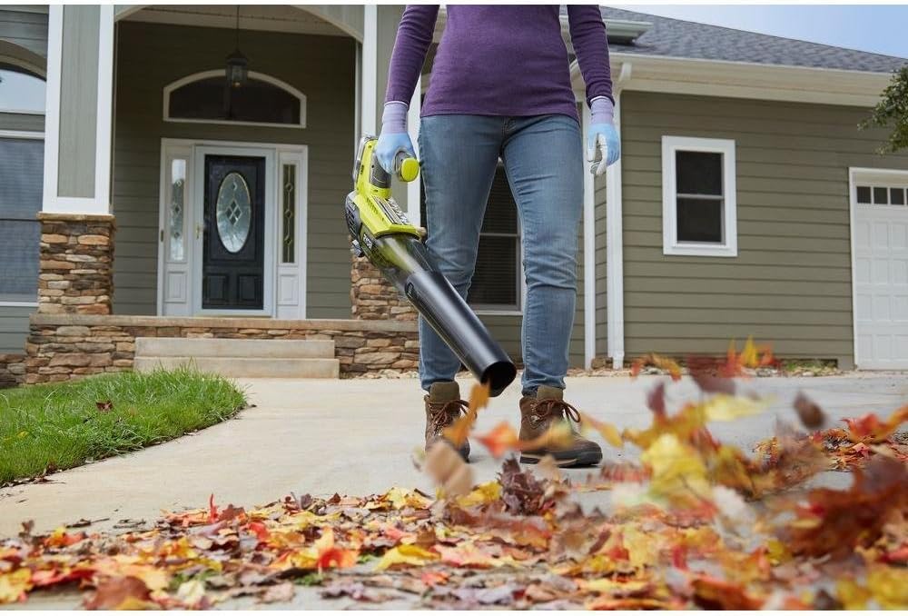 Ryobi P2108A ONE+ 100 mph 280 CFM 18-Volt Lithium-Ion Cordless Jet Fan Blower - Battery and Charger Not Included