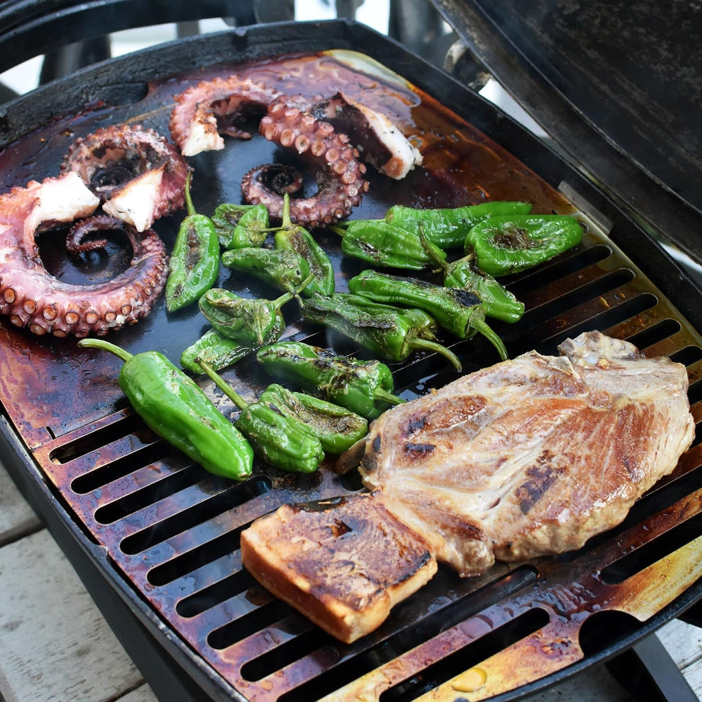 Griglie in acciaio inox per Weber Q300/3000 | lavabili in lavastoviglie - set da 2 pezzi