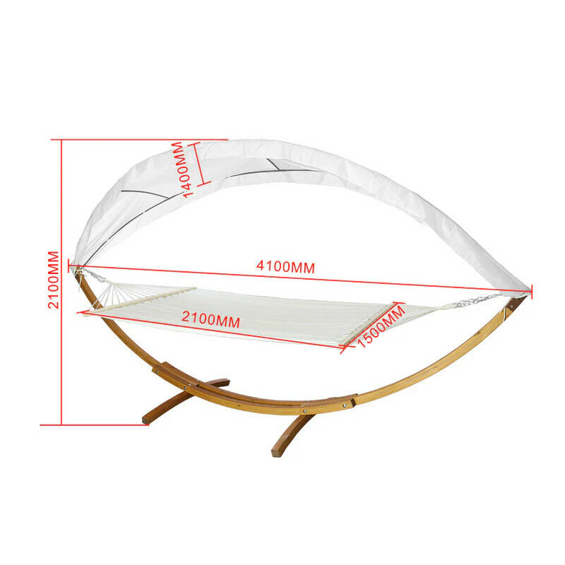 Amaca in legno Sonnewelt Hängematte con supporto