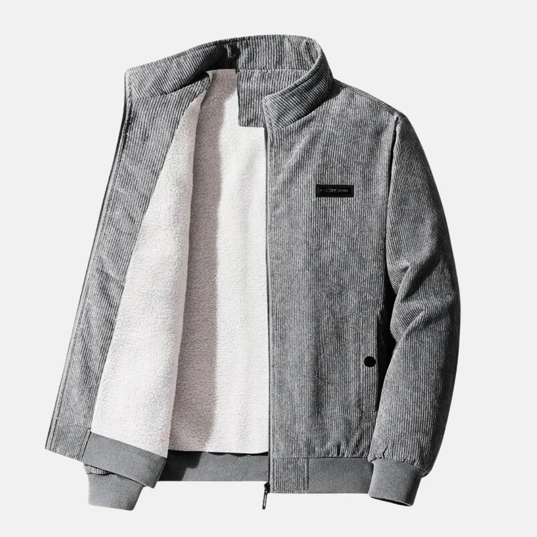 Lozenda - Sherpa Lined Corduroy Jacket