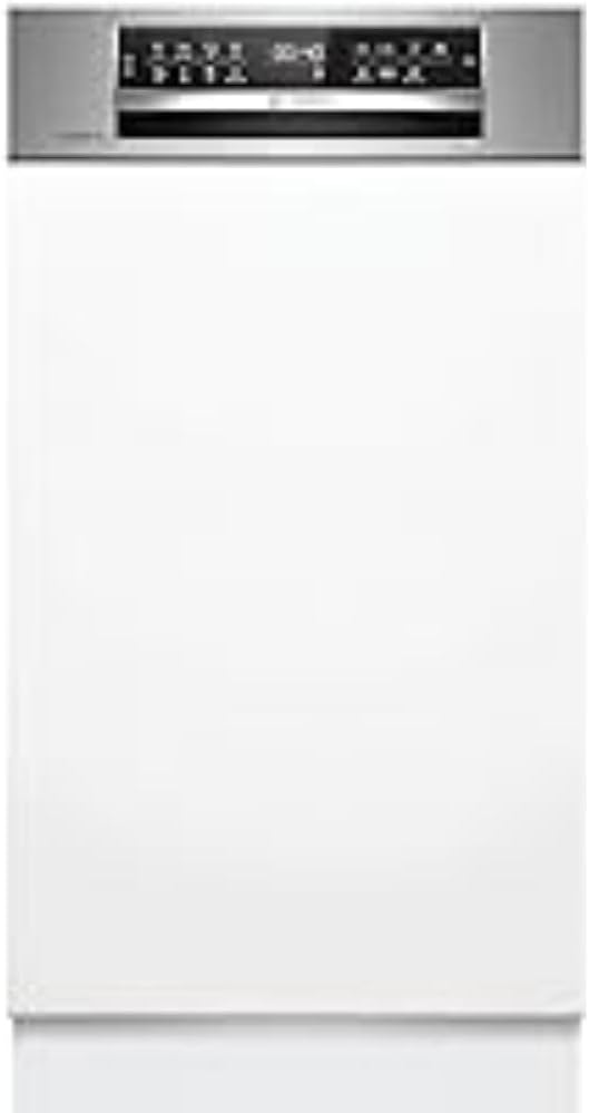 Bosch SPV2IKX10E Serie 2 Lavastoviglie smart a scomparsa totale, larghezza 45 cm, Cestello posate, Extra Asciugatura con la pressione di un pulsante, InfoLight punto luce rosso sul pavimento, AquaStop protezione dai danni causati dall'acqua, Bianco