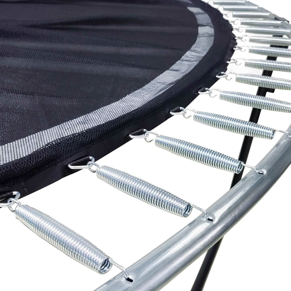 Stratos Trampolin 427cm mit Sicherheitsnetz, Premium Black Line