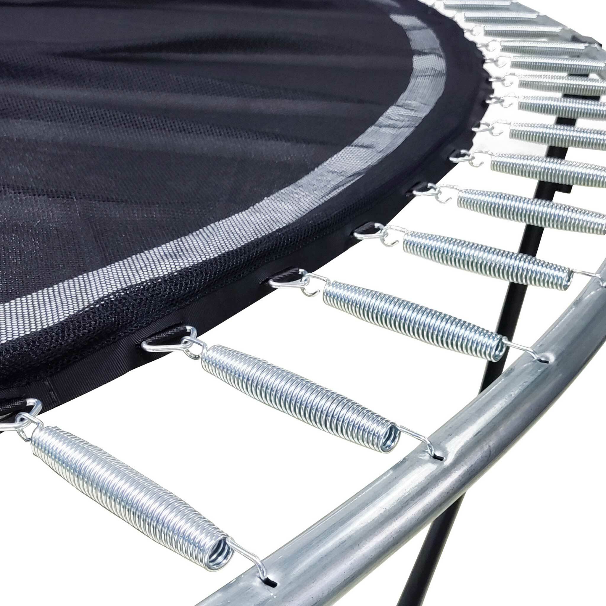 Stratos Trampolin 427cm mit Sicherheitsnetz, Premium Black Line