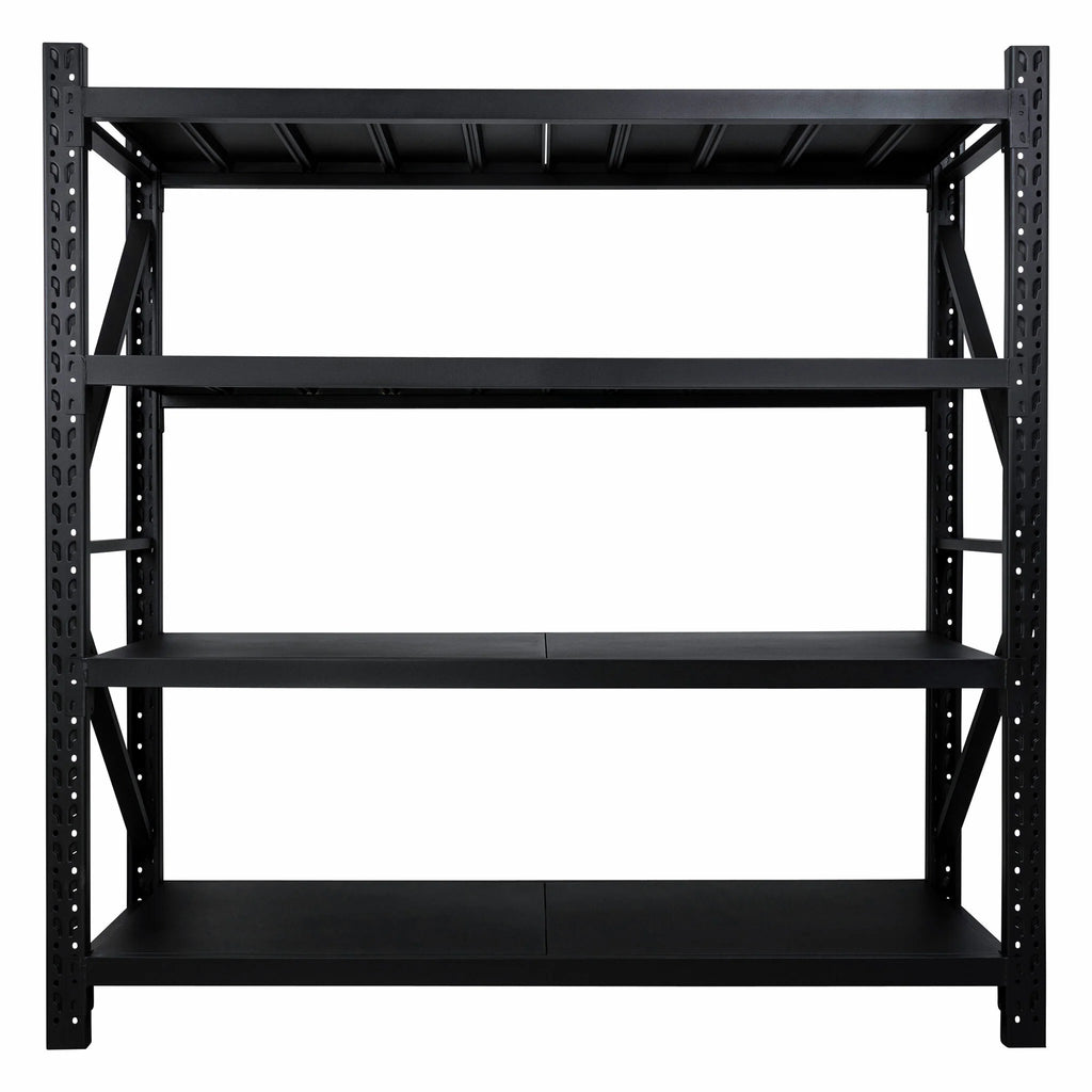 Scaffale Fornorth per carichi pesanti 1600kg, 200x60x200cm, nero
