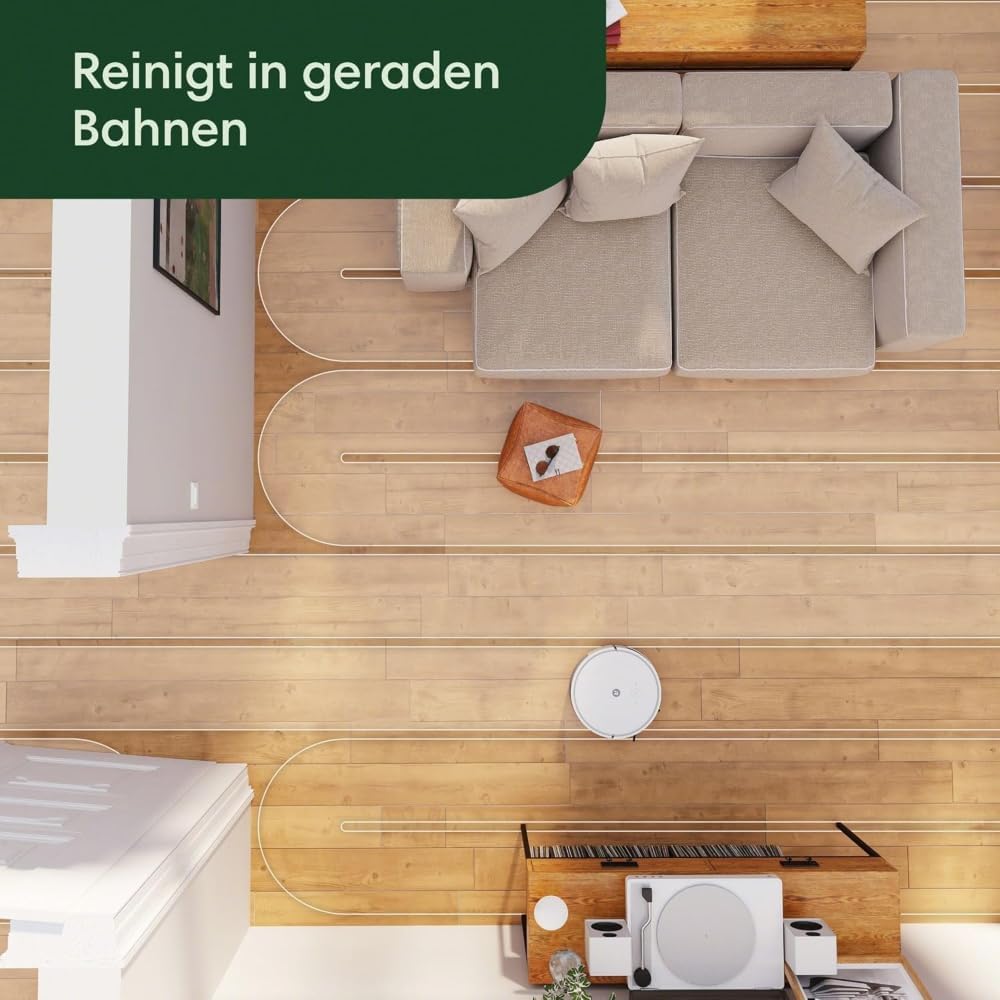 Robot aspirapolvere e lavapavimenti iRobot Roomba Combo Essential (Y0112), potente aspirazione e lavaggio, sistema di pulizia a 4 fasi, 3 livelli di aspirazione, pulizia Spot, controllabile tramite app, pulsanti o voce, Bianco