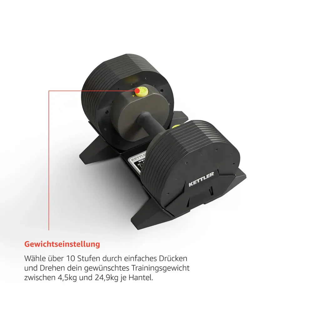 Kettler Vario Dumbbell Select 55 - Einzeln oder Set