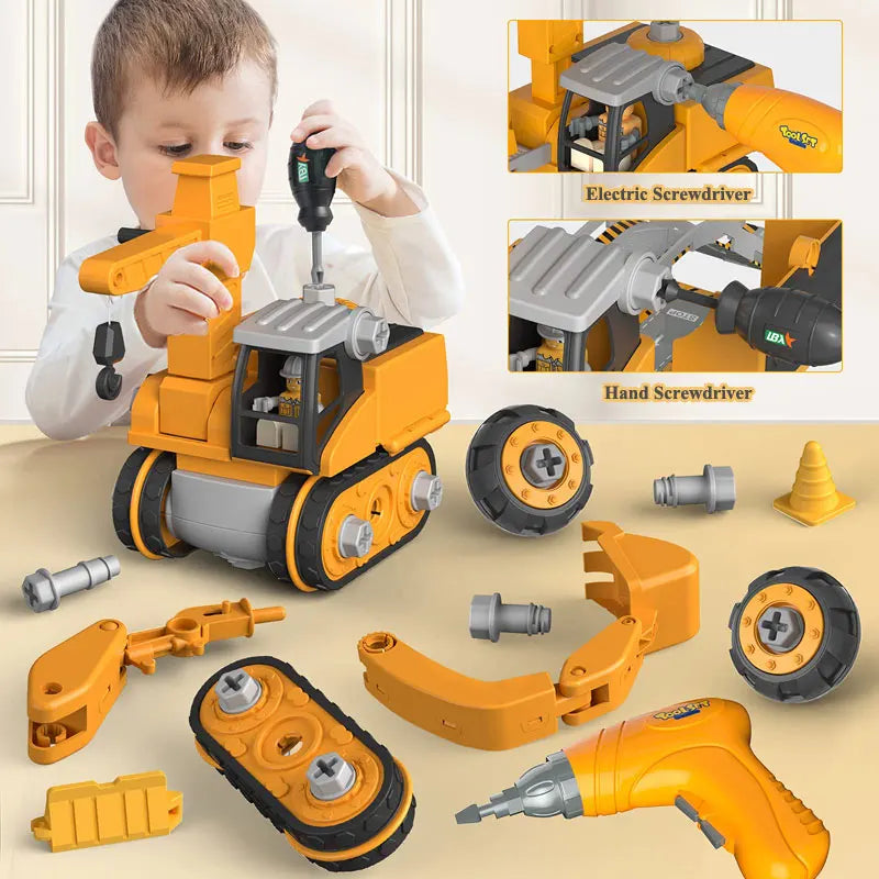 Set da Ingegnere Mastro Costruttore - Kit da Costruzione per Principianti - Giocattolo da Cantiere