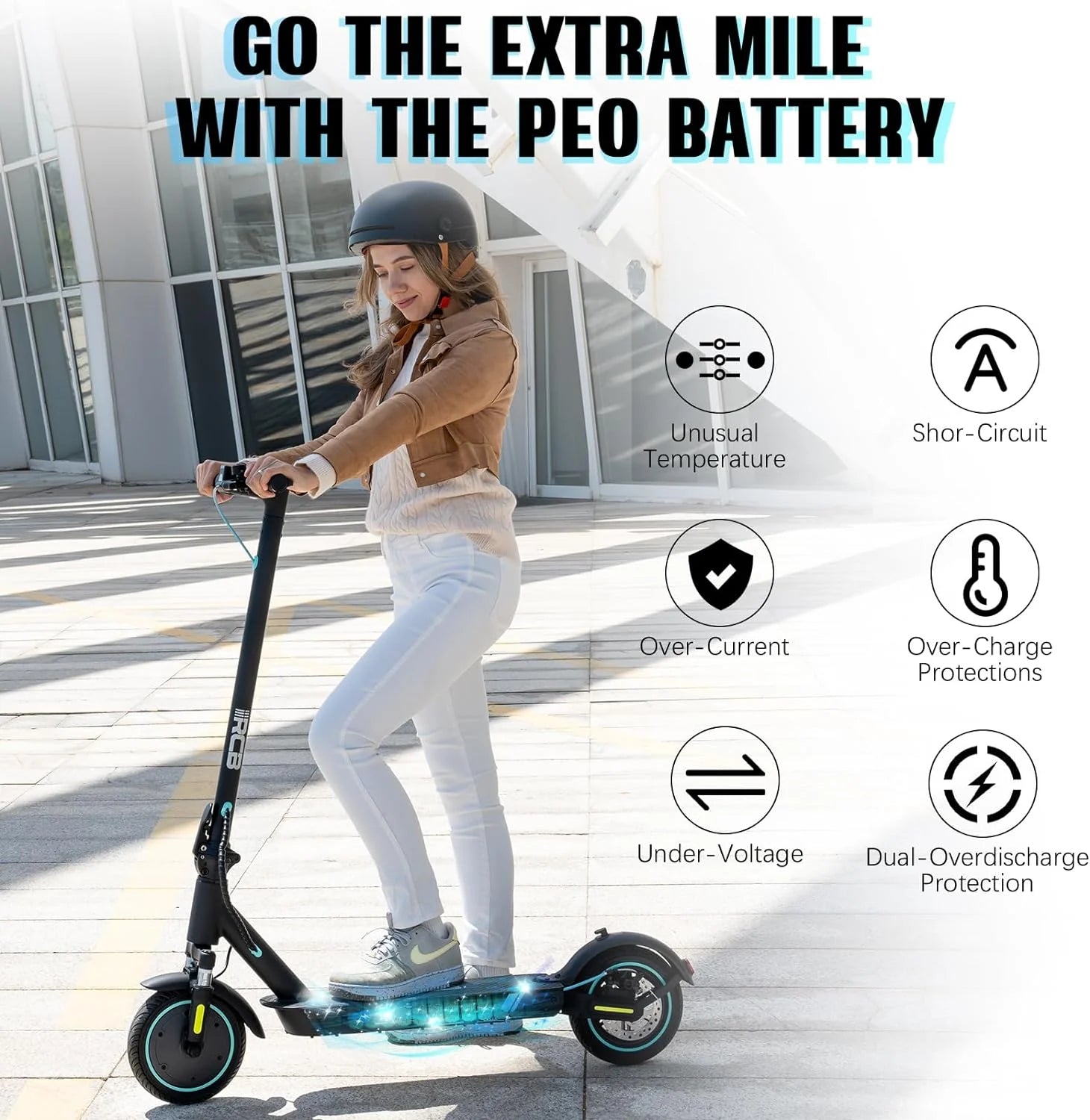 Monopattino Elettrico RCB R17 – Motore da 350W, 25 km/h