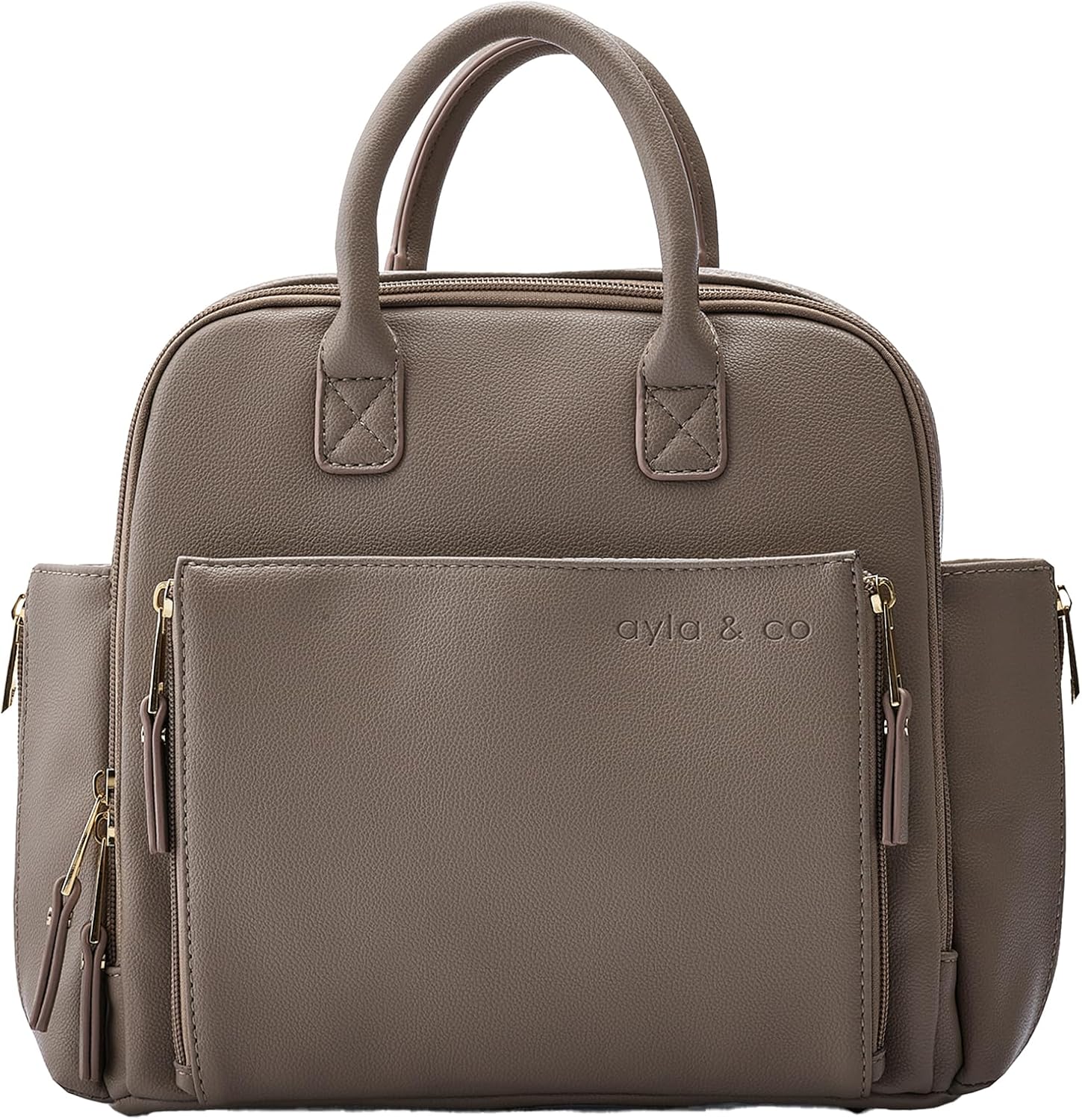 Ayla & Co Wickelrucksack, Tragetasche, wandelbare Reise-Wickeltasche mit isolierter und erweiterbarer Tasche für Babyflaschen