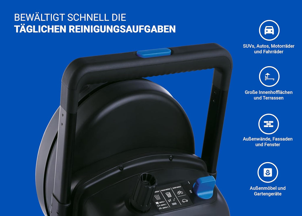 Nilfisk Excellent 170 Bar Hochdruckreiniger - Leistungsstarker Druckreiniger für Außenbereiche und Autos (2300 W)