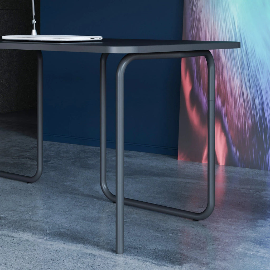 Base tavolo HELIOS pieghevole nera (set 2 pezzi)