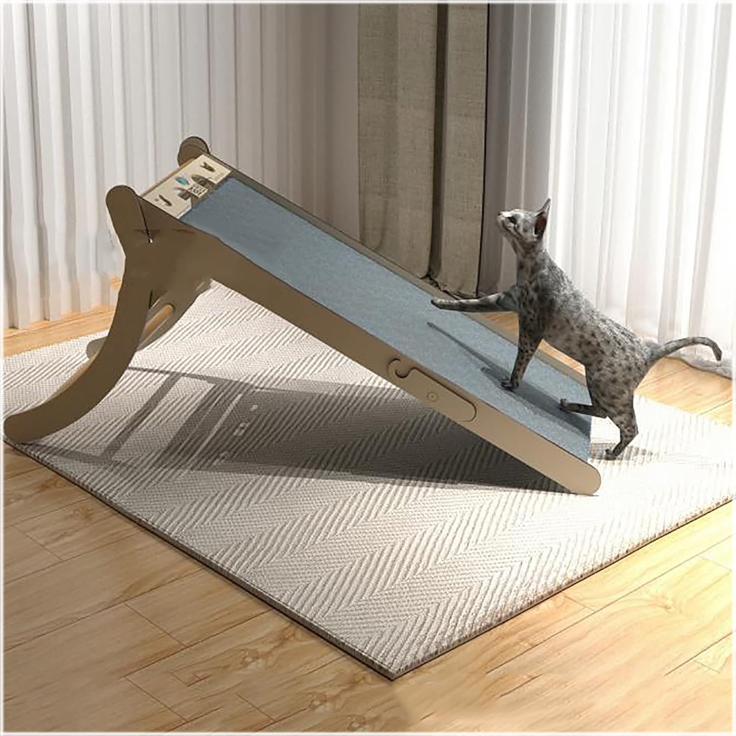 Tapis roulant per gatti, gioco per gatti da interno, ruota da corsa, attrezzo per il fitness in legno massello, portatile per gattini, cani, cuccioli