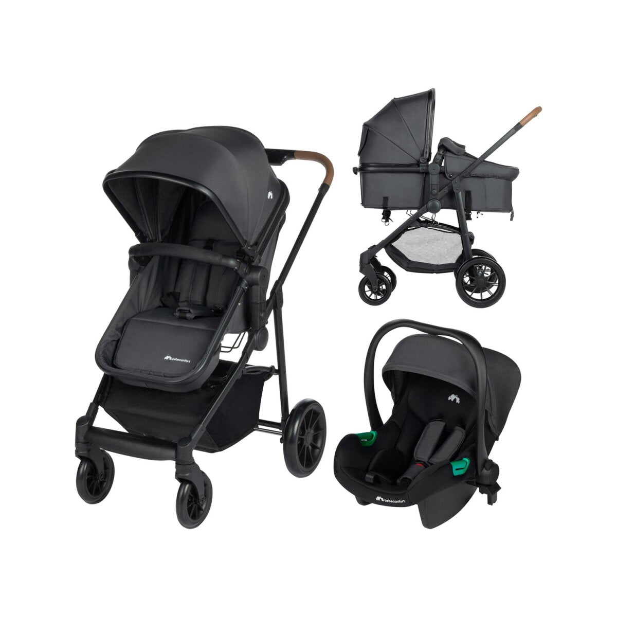 Passeggino Bebeconfort "Haze Trio" 3-in-1 - Grado B, ottimo stato