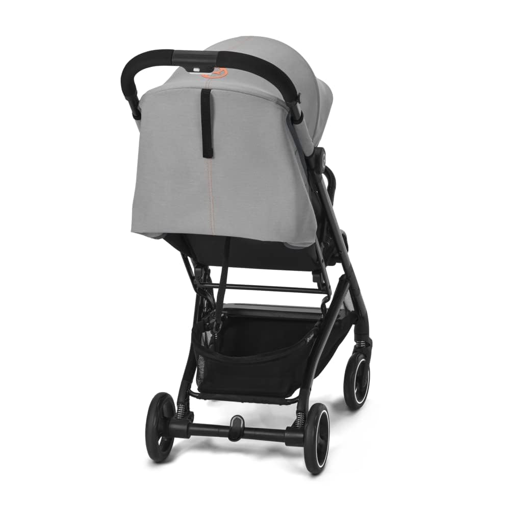 Cybex Gold Passeggino Beezy con imbracatura One-Pull, Dalla nascita fino a circa 4 anni (max. 22 kg), Compatto ed ergonomico, Almond Beige (Beige con telaio nero)