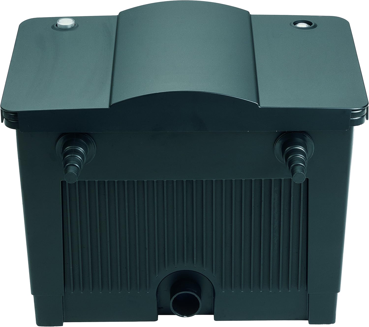 OASE 57377 Filtro a flusso continuo BioSmart UVC 16000 adatto per laghetti fino a 16 m³, sistema di filtraggio, set di filtraggio incl. materiale filtrante e chiarificatore UVC, nero