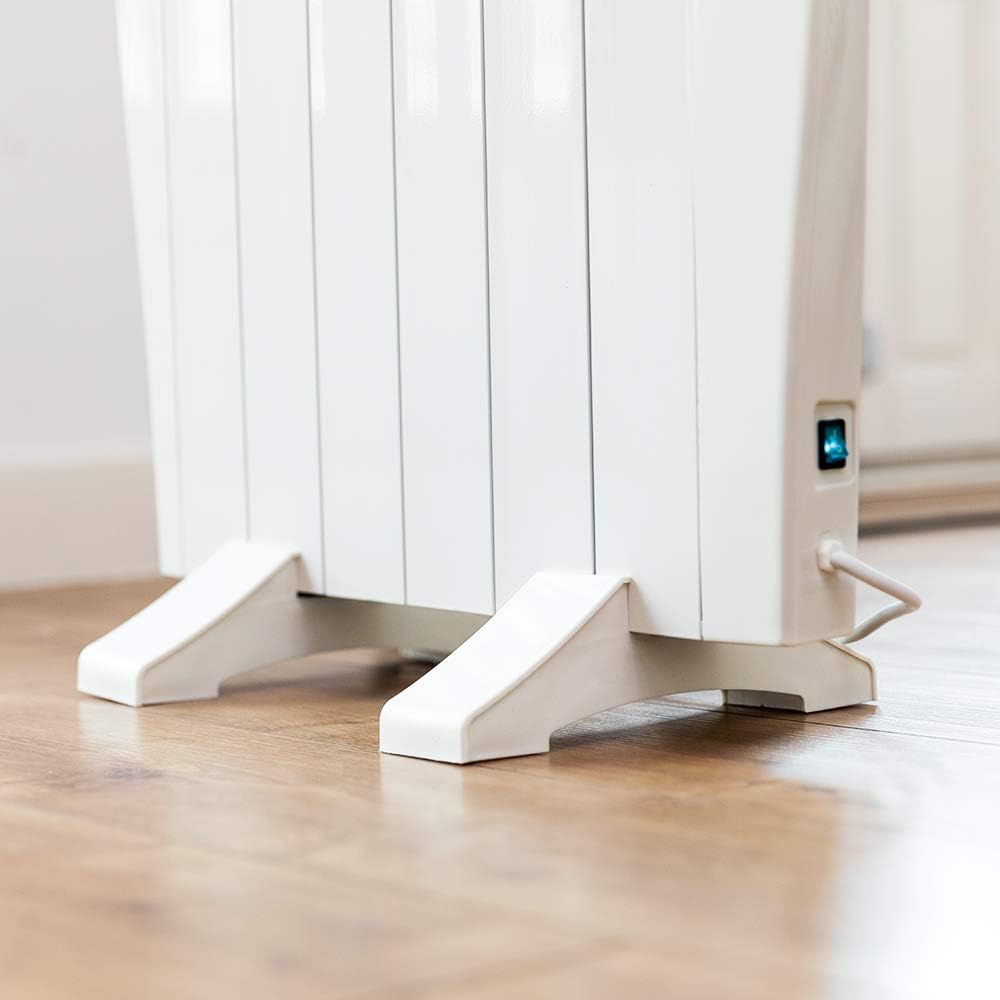 Cecotec Radiatore a olio con telecomando ReadyWarm 2500 Thermal. 1800 W, 12 elementi in alluminio, schermo LCD, 3 modalità di riscaldamento, timer, design sottile, protezione contro il surriscaldamento Overprotect System