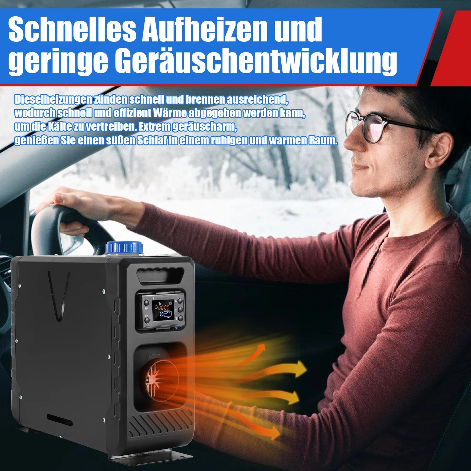 Riscaldatore da parcheggio diesel Sonnewelt 8KW 12V LCD APP