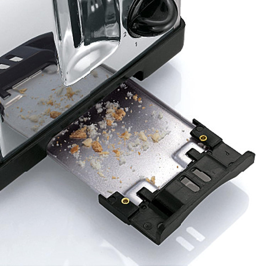 WMF Stelio Tostapane 2 fette in acciaio inossidabile, tostapane a doppia fessura con accessorio per panini, funzione bagel, 7 livelli di doratura, 900 W, tostapane in acciaio inossidabile opaco