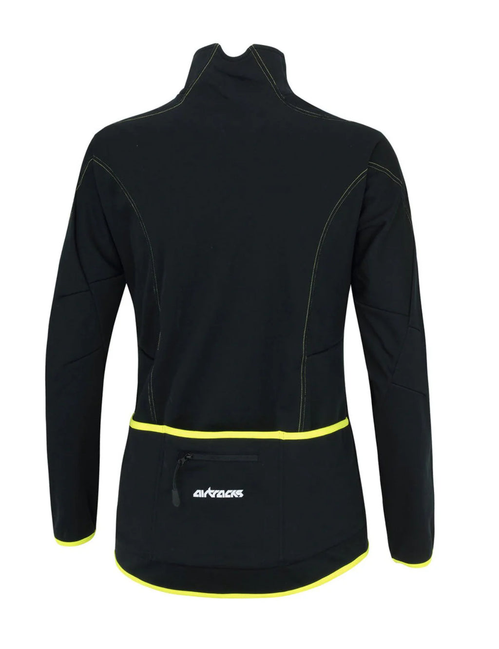 Herren Thermo Fahrradjacke Pro Line Schwarz Neon