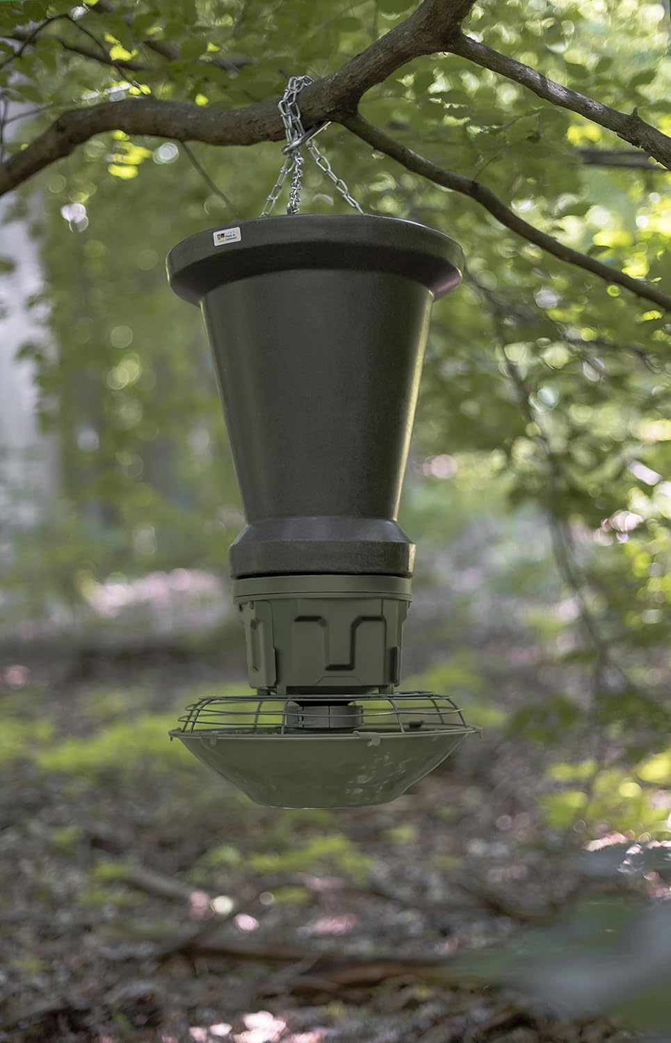 EUROHUNT Futterautomat Evolution, automatisierter Futterspender für Wildtiere, bis zu 6 Fütterungszeiten einstellbar, einstellbare Motordrehzahl, bis zu 30 Sekunden Lange Fütterungsintervalle