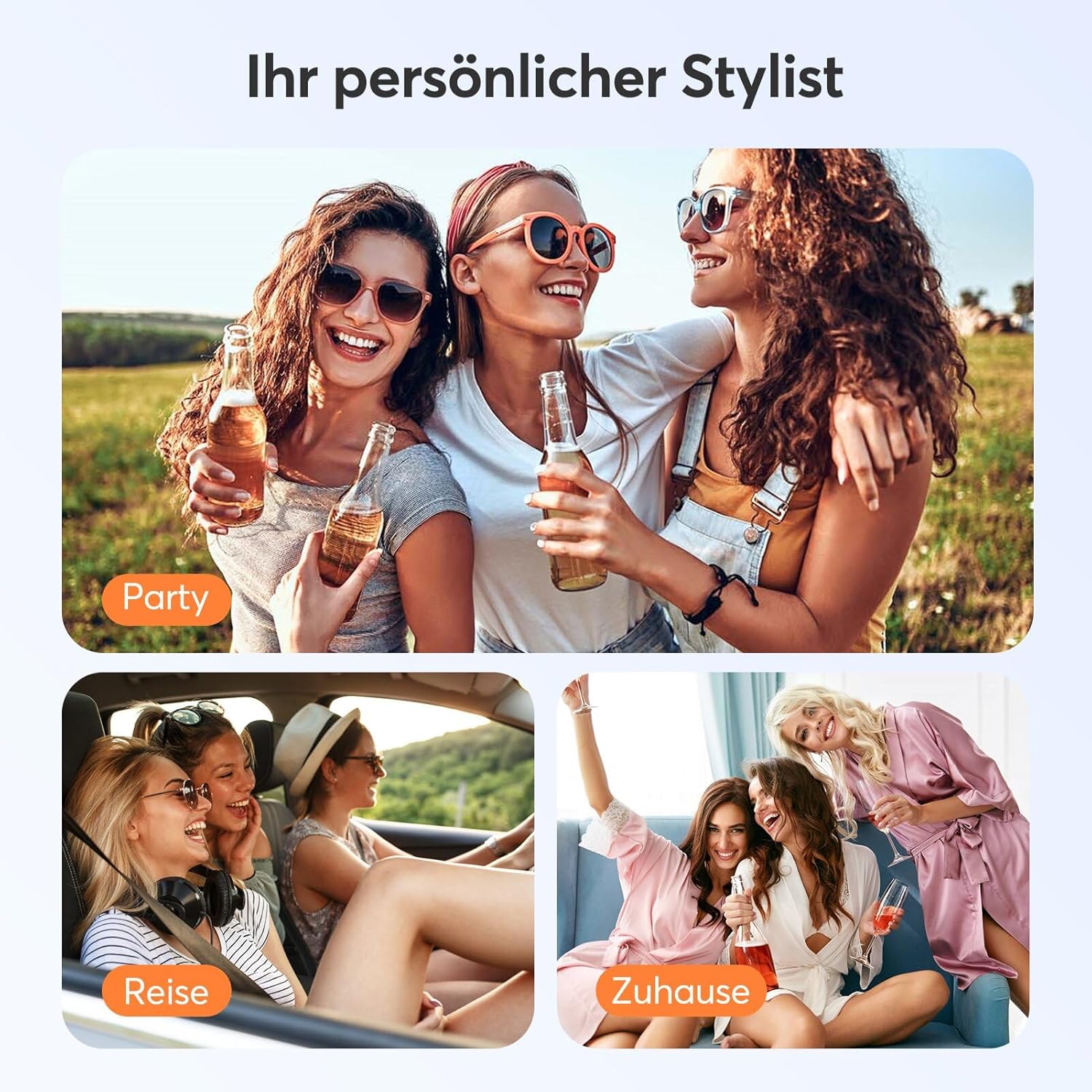 Asciugacapelli ionico 5 in 1 Airstyler 110.000 giri/min, Styler professionale per asciugatura rapida, Spazzola ad aria calda senza effetto crespo, Arricciacapelli automatico da 32 mm, Spazzola lisciante e spazzola volumizzante, Confezione regalo