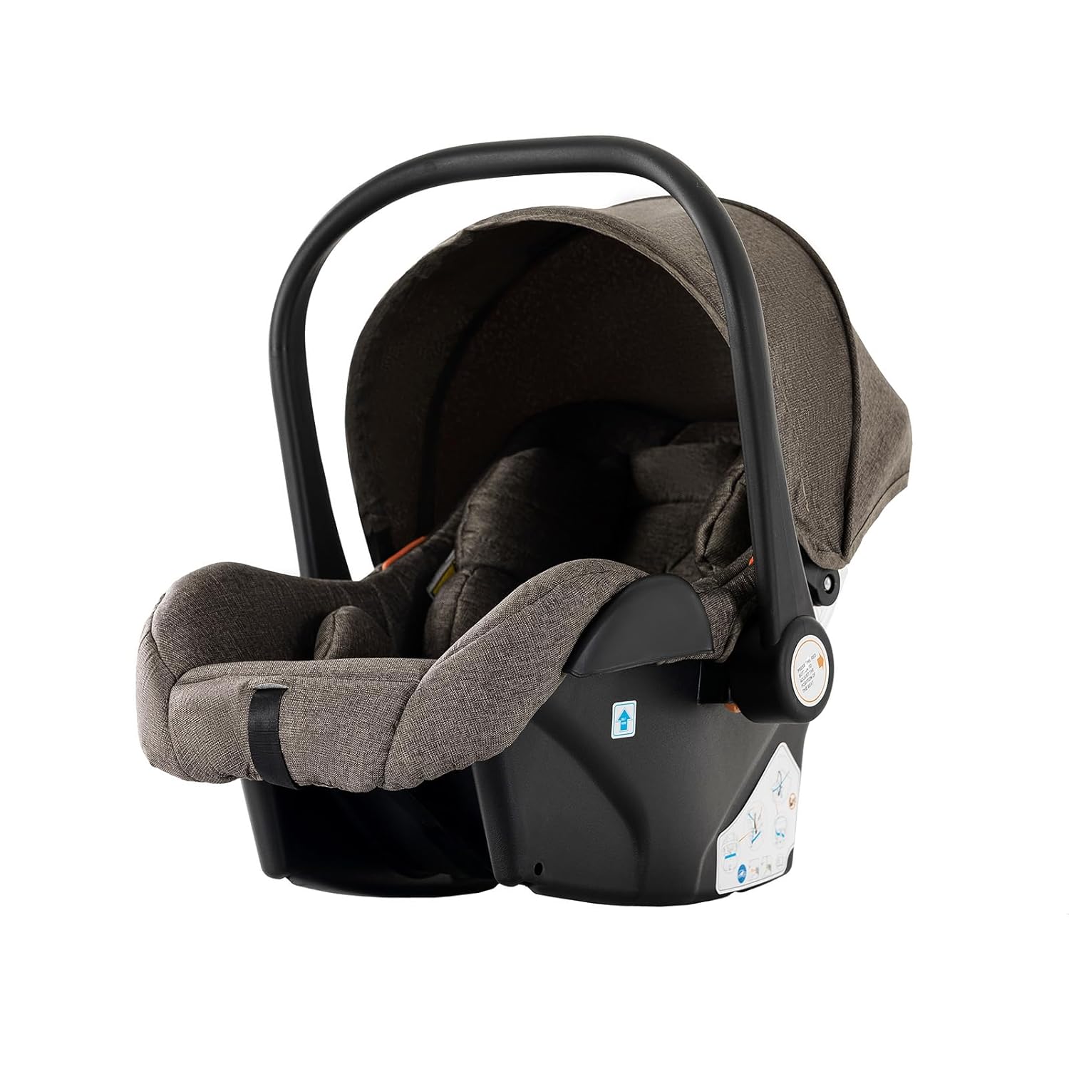 Sianldcone Passeggino 3 in 1, Set Passeggino con Tessuti di Alta Qualità, Sistemi di Viaggio con Spinta Reversibile, Passeggino Combinato a Vista Aperta Set Completo 3 in 1 (V9 Cachi)
