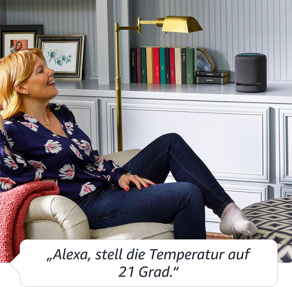 Echo Studio (ultima generazione) | Il miglior suono mai offerto dai nostri altoparlanti smart Wi-Fi e Bluetooth, con Dolby Atmos, audio 3D, hub per Casa Intelligente e Alexa | Bianco