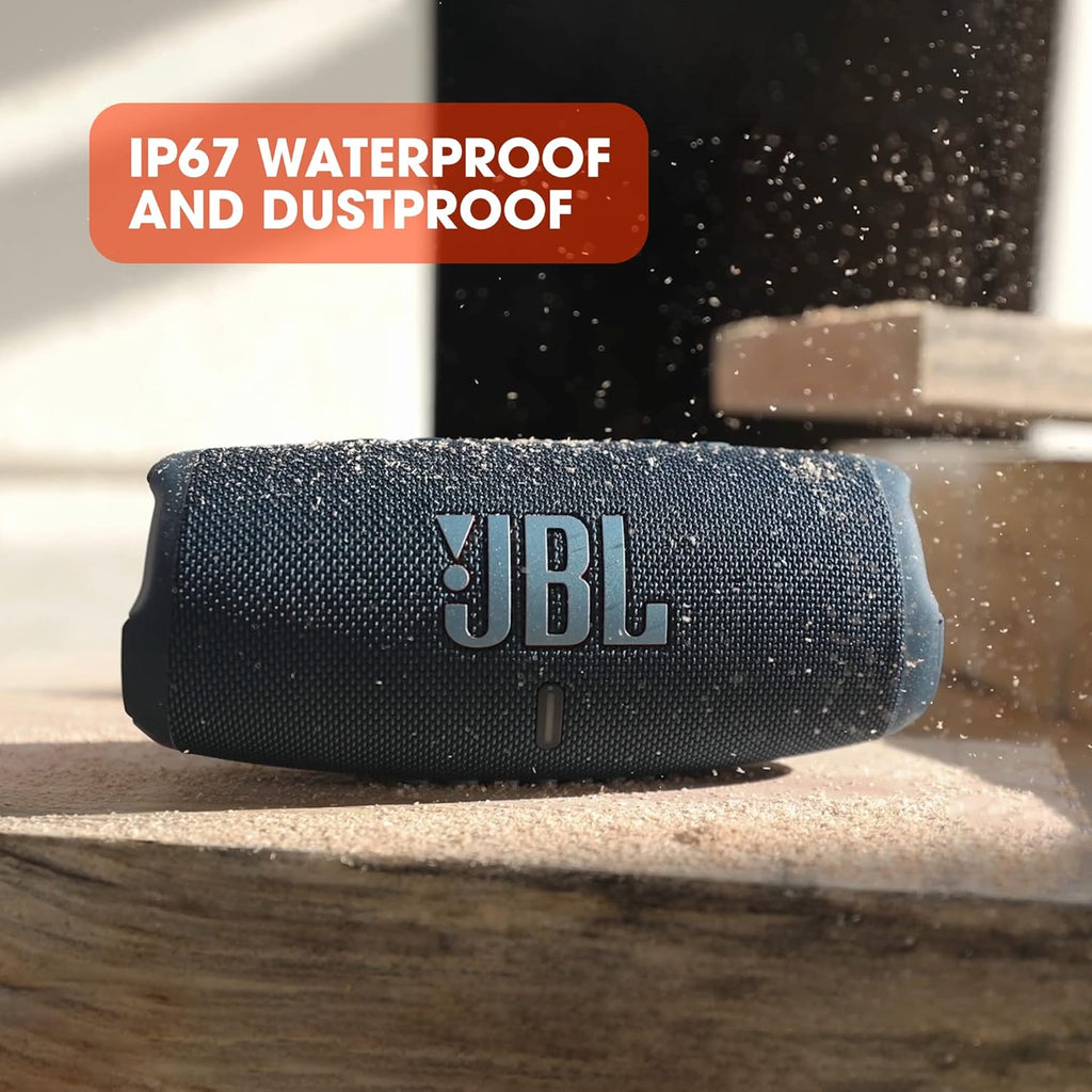JBL Charge 5 altoparlante Bluetooth nero – Boombox portatile e impermeabile con power bank integrato – Fino a 20 ore di riproduzione musicale wireless con una sola carica della batteria