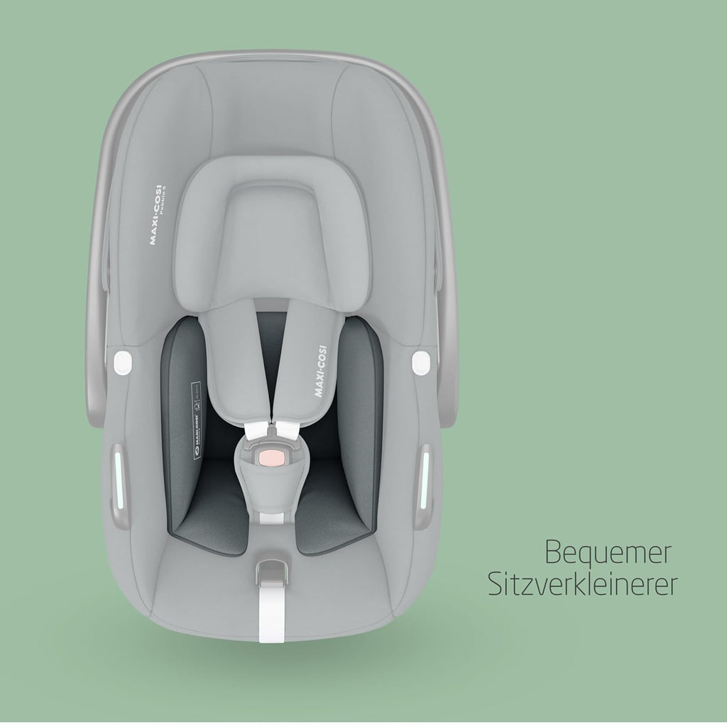 Maxi-Cosi Pebble 360 Pro, Seggiolino auto reclinabile SlideTech, da 0 a 15 mesi, da 0 a 13 kg, da 40 a 87 cm, per i seggiolini auto girevoli FamilyFix 360 Pro, G-CELL Side Impact Protection, Tonal Graphite