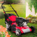 BRAST® Benzin Rasenmäher mit Antrieb | 3,5kW (4,76PS)-5,2kW(7PS) | 46-51cm Schnittbreite | viele Modelle | TÜV | 4 Takt OHV Motor | 30-80mm Schnitthöhe | 60L Fangkorb | Stahlgehäuse | RED LINE 7PS