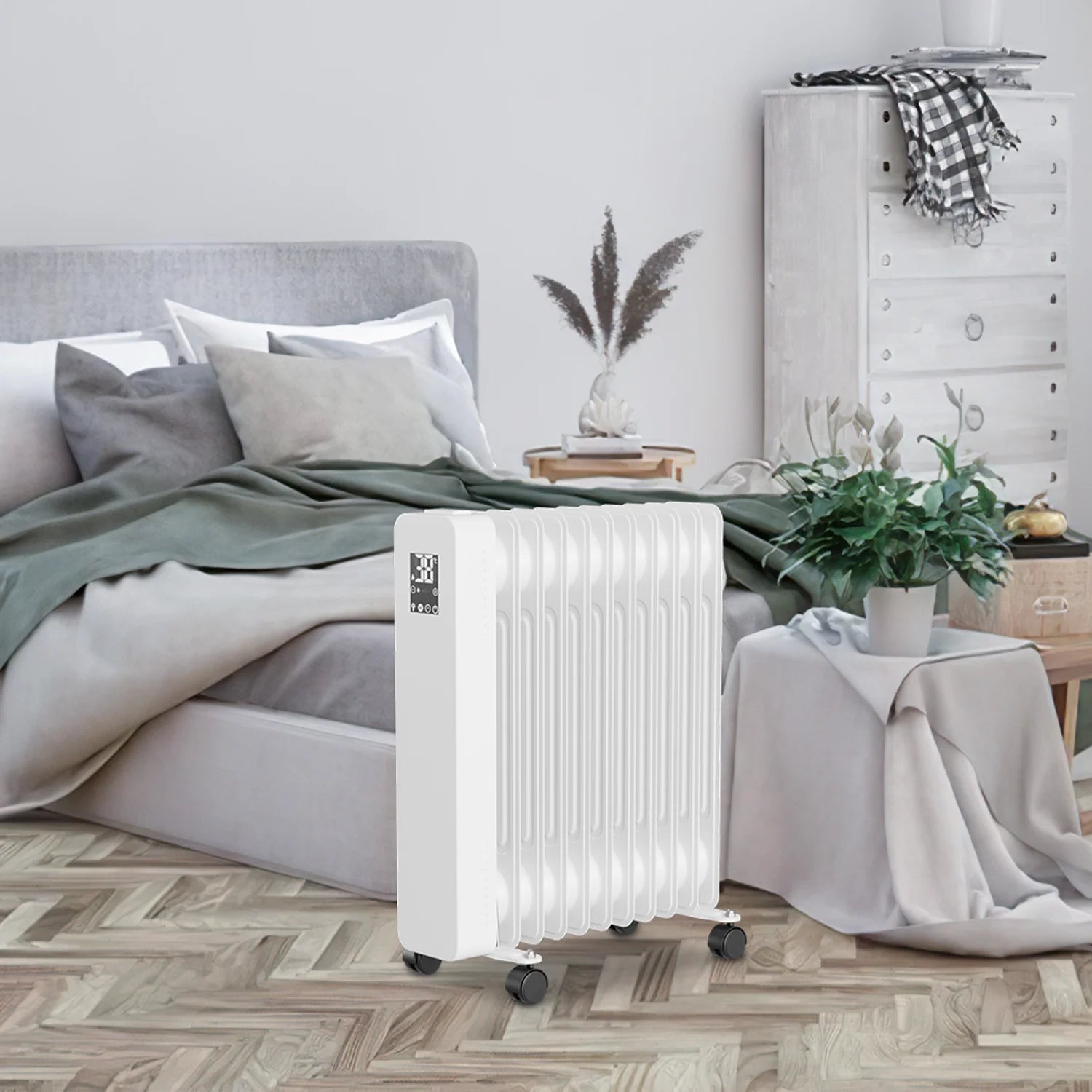 Sonnewelt lradiator Elektroheizung 2500W WiFi App & Fernbedienung