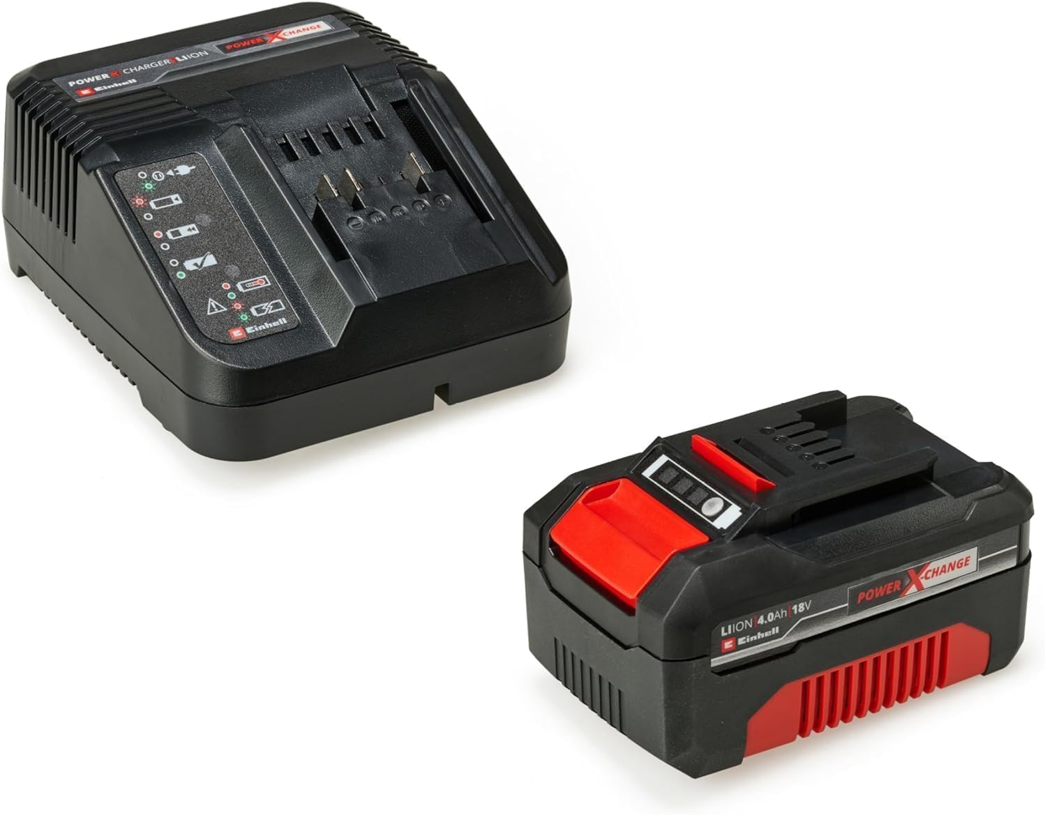 Einhell Akku-Teleskop-Heckenschere GC-HH 18/45 Li T-Solo Power X-Change (Lithium-Ionen, Hauptgriff drehbar, Metallgetriebe, Motorkopf 7-fach neigbar, ohne Akku und Ladegert)