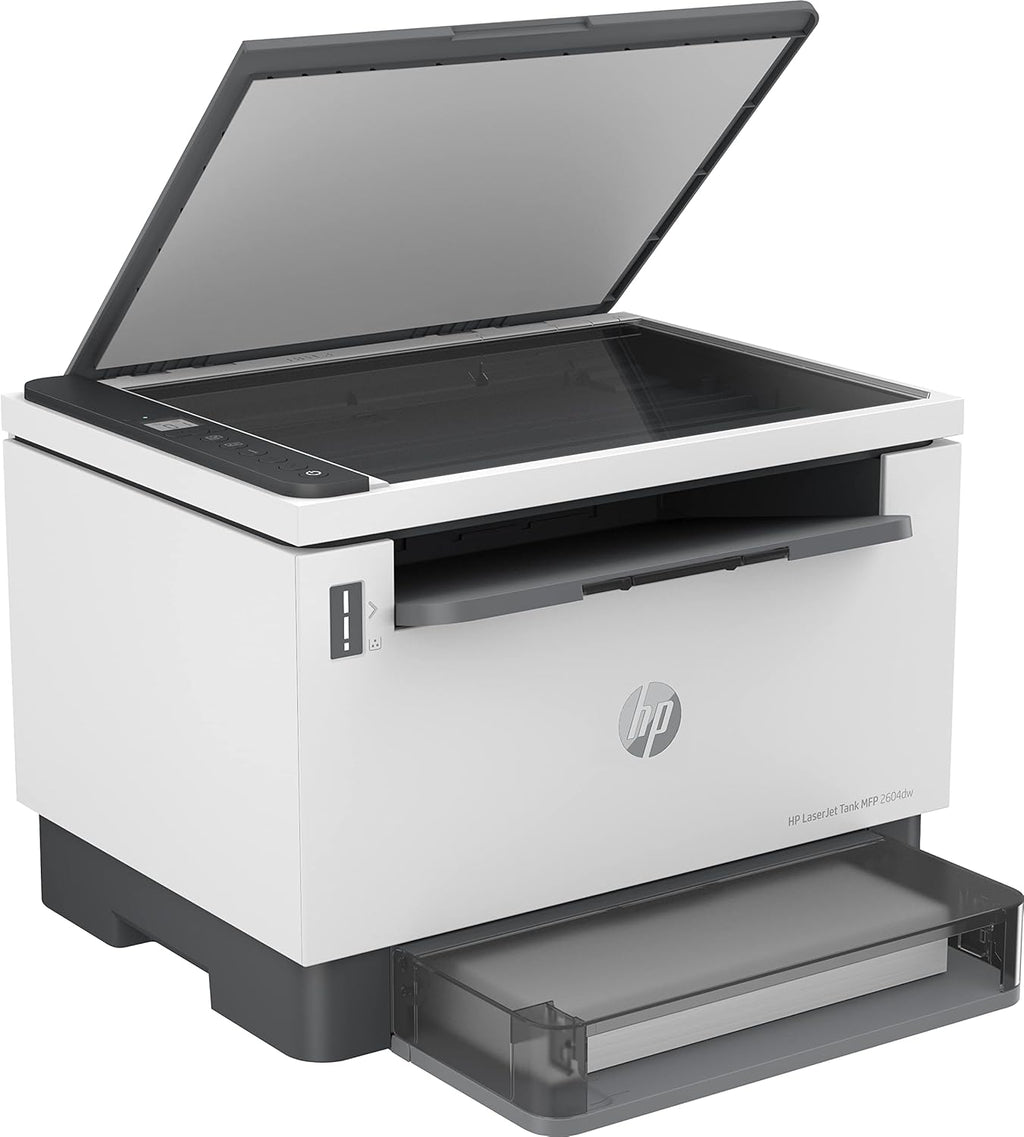 HP Laserjet Tank MFP 2604dw Laserdrucker, Drucker, Scanner, Kopierer, HP Smart App, inklusive Original HP Toner für bis zu 5000 Seiten, 23 Seiten/Min, beidseitig drucken, bis 600 x 600 DPI, Monochrom