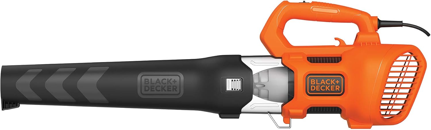 Elektro-Axial-Laubgeblse (1.850W, Laubblser mit hoher Blasgeschwindigkeit von 190 Km/H, Luftvolumen 765 m/H, integrierter Laubkratzer, für Terrassen, Wege, Einfahrten) Bebl185