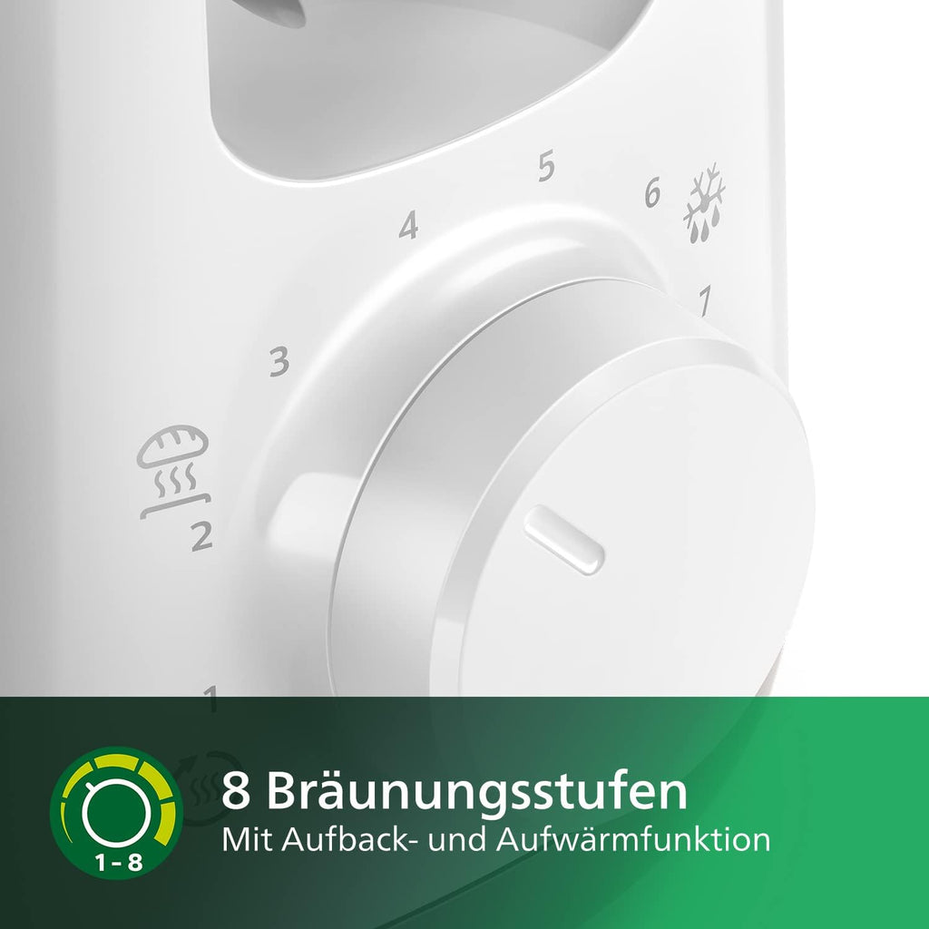 Philips Domestic Appliances HD2590/00 Tostapane, Bianco, Taglia Unica
