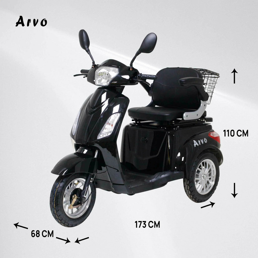 Arvo Scooter per Anziani P300 Nero