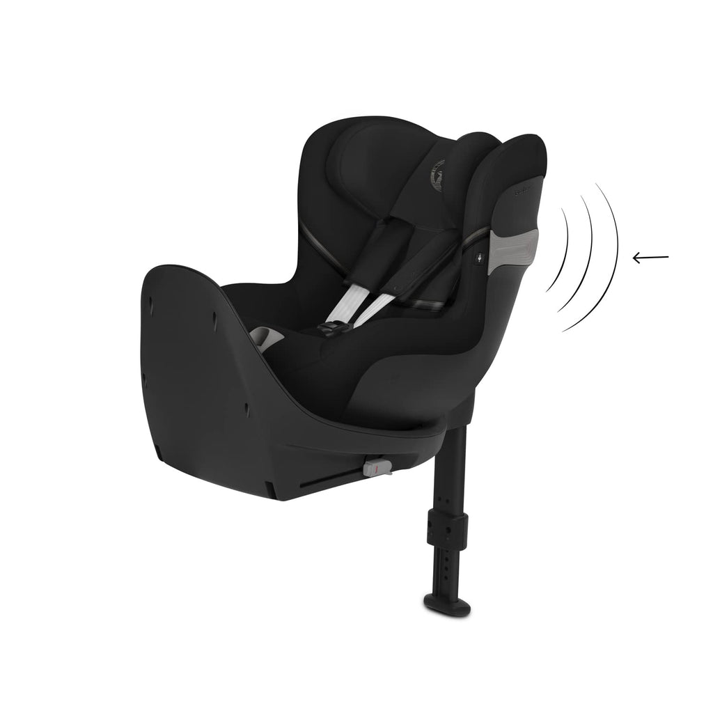 CYBEX Gold Kinder-Autositz Sirona S2 i-Size, Ab ca. 3 Monaten bis 4 Jahren, Max. 18 kg, SensorSafe kompatibel, Granite Black