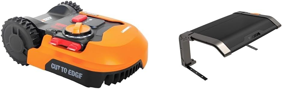 WORX Landroid Plus WR165E Mhroboter mit Begrenzungskabel für Grten bis 500m (AIA Navigation, App Steuerung, WLAN, Bluetooth und schwimmendem Mhwerk - max Steigung: 35%)