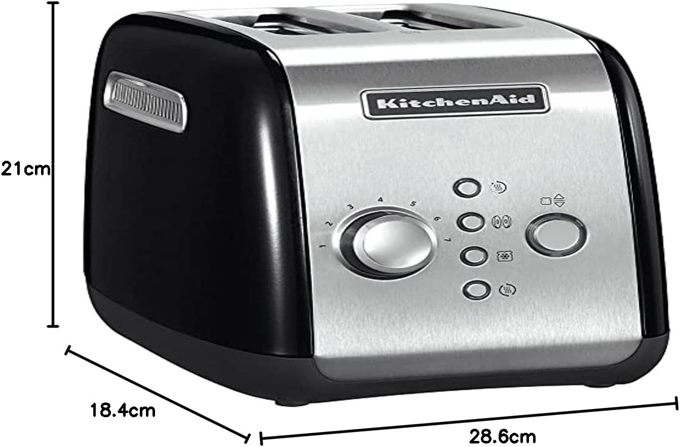 Tostapane Kitchenaid 5KMT221EOB a 2 scomparti, nero