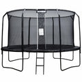 Stratos Trampolin 427cm mit Sicherheitsnetz, Premium Black Line