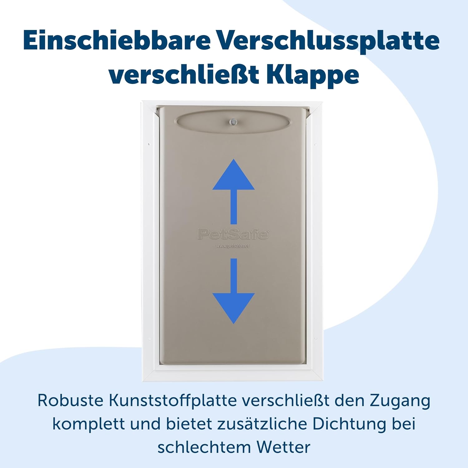 PetSafe Aluminium-Haustiertür für extremes Wetter , Energieeffiziente Katzen- und Hundeklappe, Für Haustiere bis 18 kg, Gre M