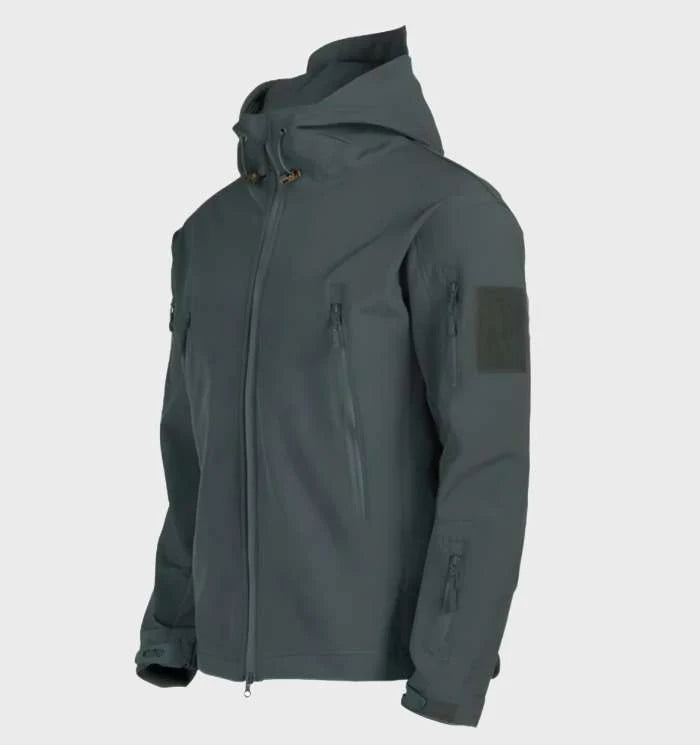 Jaap - Giacca tattica calda impermeabile con cappuccio da uomo