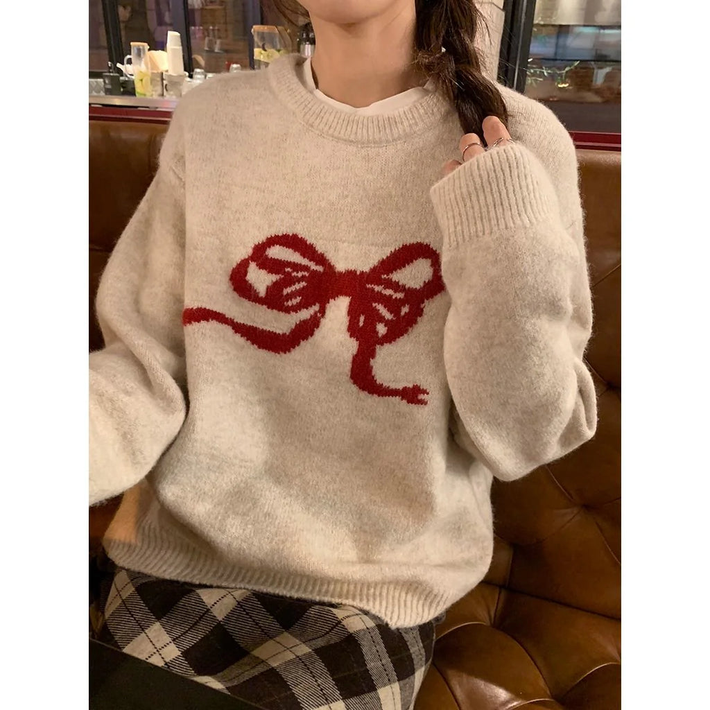 Thea - Eleganter Schleifenpulli für Damen