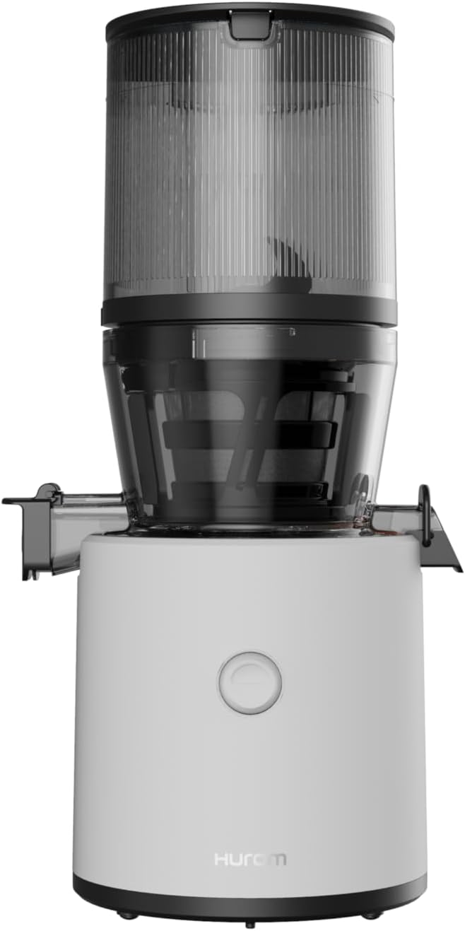 HUROM | Estrattore di succo per frutta e verdura | Slow Juicer | H320N | Spremiagrumi elettrico a freddo | Motore silenzioso | Facile da pulire | Con caraffa grande e filtro a setaccio da 2L | 200 Watt | Senza BPA | Nero
