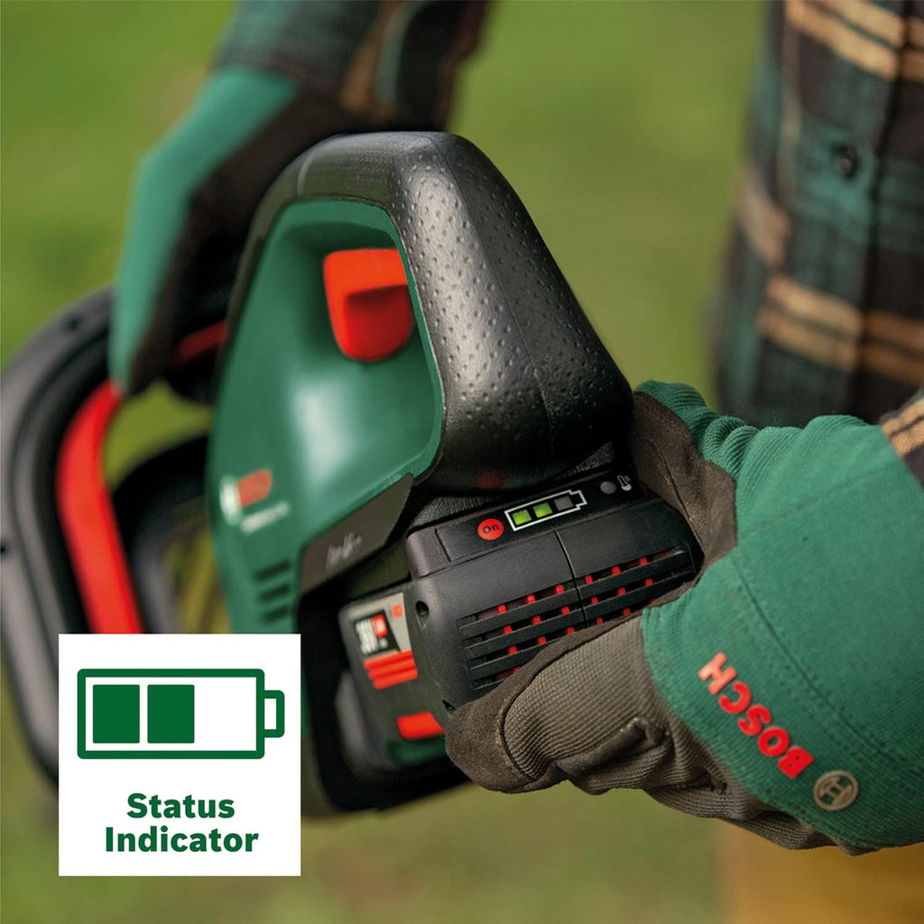 Bosch Akku-Heckenschere AdvancedHedgeCut 36V-65-28 (ohne Akku, 36-Volt-System, Messerlänge 65 cm; im Karton) - Testnote: sehr gut (Magazin: selbst ist der Mann)