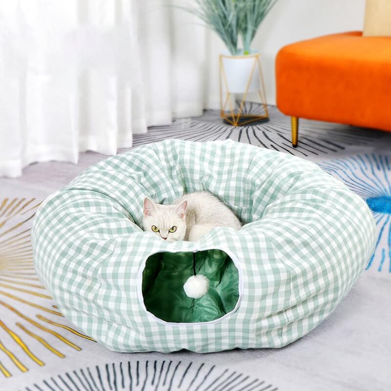 CatComfort - Faltbarer Katzentunnel für Spielspa und Entspannung