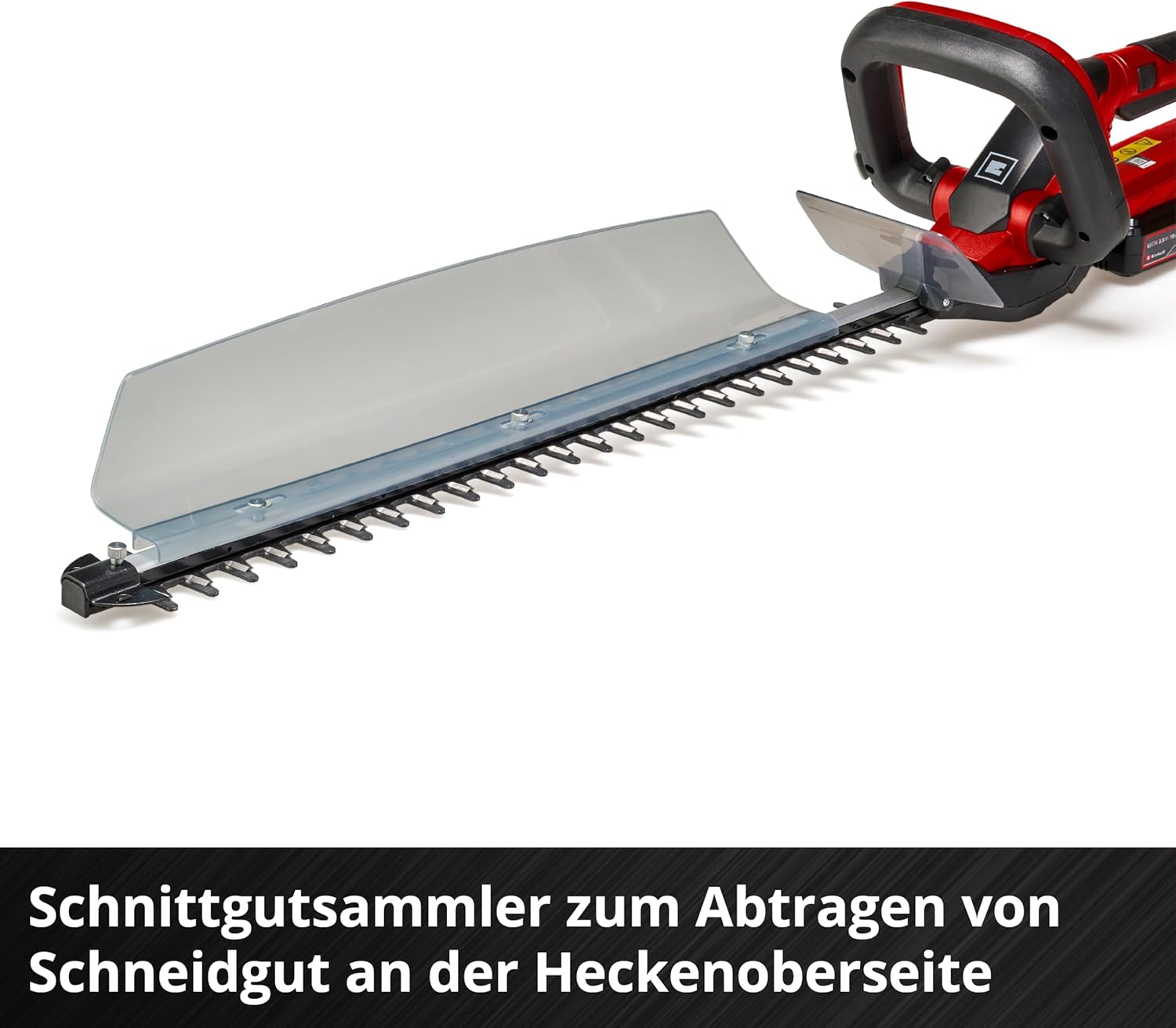 Einhell Tagliasiepi a batteria GC-CH 1855/1 Li-Solo Power X-Change (18 V, lunghezza di taglio 55 cm, distanza tra i denti 18 mm, con raccoglierba, senza batteria)