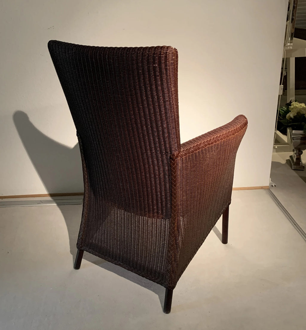 Lloyd Loom of Spalding Sessel Boston Dining Chair gepolstert