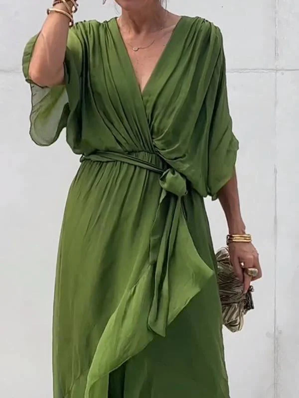 Deirdre - Abito elegante con scollo a V
